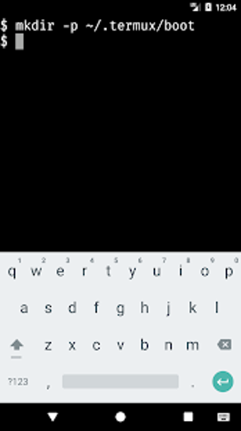 Image 0 for Termux:Boot