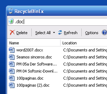 Image 0 for RecycleBinEx