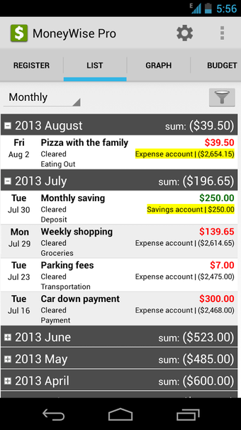 Image 0 for MoneyWise Pro