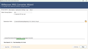 Image 0 for BitRecover MSG to EML Con…