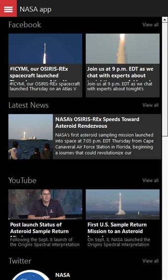 Image 0 for NASA app for Windows 10