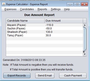 Imagen 3 para Expense Calculator