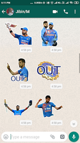 Imagen 1 para Cricket World Cup Sticker…