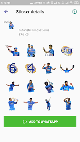 Imagen 0 para Cricket World Cup Sticker…