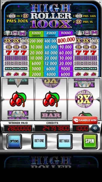Imagen 1 para Triple 100x High Roller S…