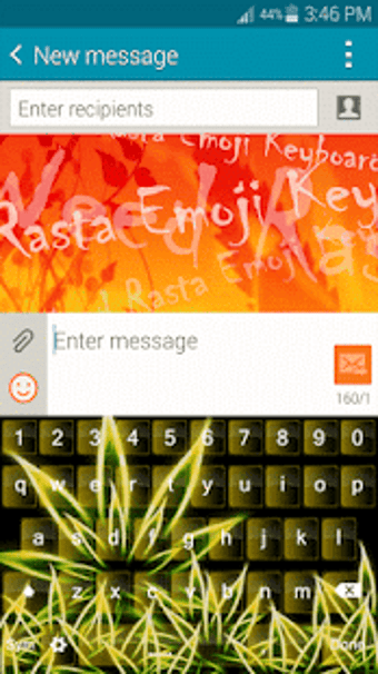 Image 1 for Weed Rasta Emoji Keyboard