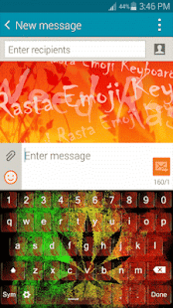 Image 2 for Weed Rasta Emoji Keyboard