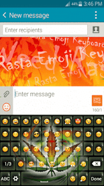 Image 0 for Weed Rasta Emoji Keyboard