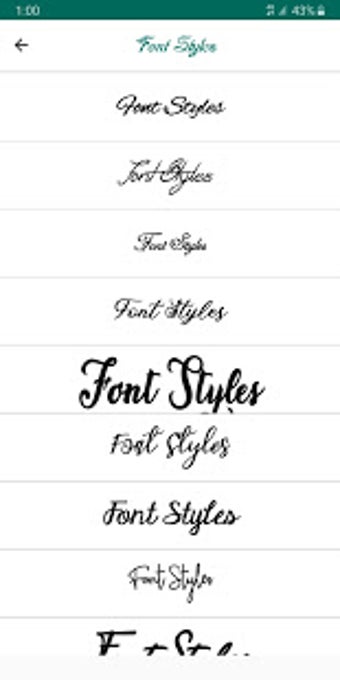 Image 1 for Font Styles