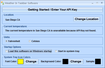 Image 0 for Weather In Taskbar Softwa…