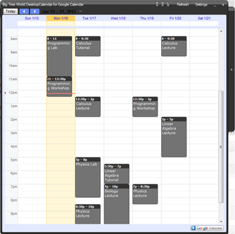Image 0 for DesktopCalendar for Googl…