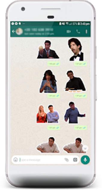 Imagen 0 para Friends TV Show Stickers …
