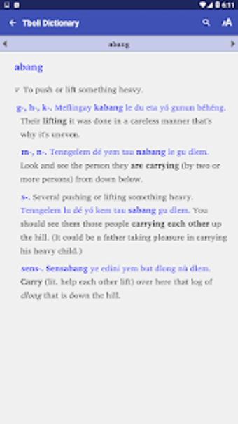 Image 1 for Tboli Dictionary