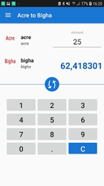 Image 0 for acre to bigha converter