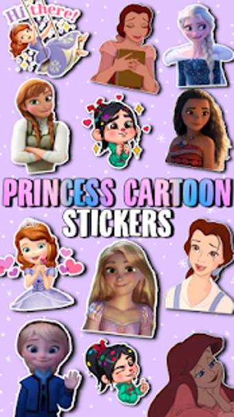 Image 0 for WAstickerApps Princess Ca…