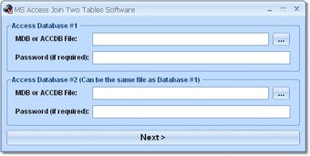 Image 0 for MS Access Join Two Tables…