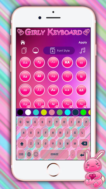 Image 0 for Cute Girly Keyboard Theme…