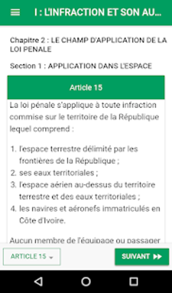 Image 2 for Code Pnal Ivoirien