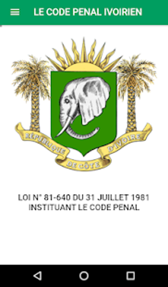 Image 3 for Code Pnal Ivoirien