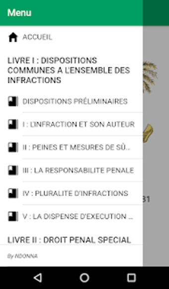 Image 0 for Code Pnal Ivoirien