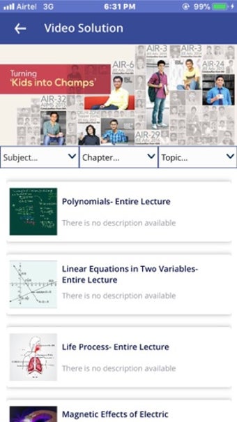 Image 0 for CatalyseR-Student App