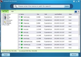 Image 2 for Cendarsoft Data Recovery