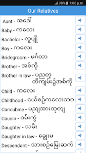 Image 3 for Daily Words English to My…