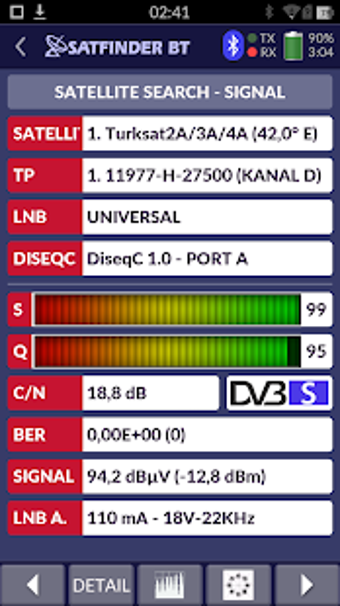 Image 0 for SATFINDER BT DVB-S2