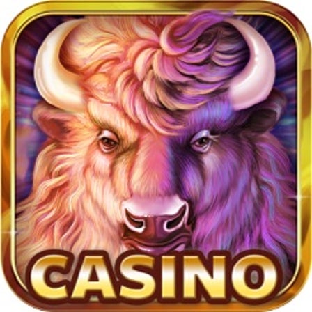 Bison Casino alkalmazás ikonja egy mobiltelefon képernyőjén