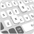 Icono de programa: Simple Black White Keyboa…