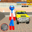 Captain Stickman America Rope Hero icon