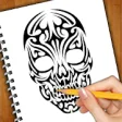 Icon of program: How To Draw Skull Tattoos