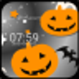 HalloweenPumpkinClockwallpaper icon