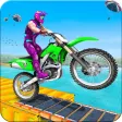 Icon of program: Superhero Bike Stunt Raci…