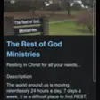 Icon of program: The Rest of God... Minist…