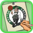 Icono de programa: Drawing NBA Logo Step by …