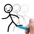 Stickman: draw animation icon