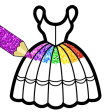 Icon of program: Glitter Dresses Coloring …
