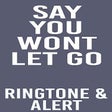 Icon of program: Say You Wont Let Go Ringt…