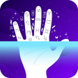 Icono de programa: Palm reading life line