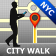 Icono de programa: New York City Map and Wal…
