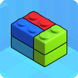 Taking apart building blocks icon