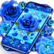 Icono de programa: Royal blue diamonds and r…