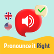 Icono de programa: Pronounce It Right-Say it…