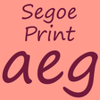 Icon of program: Segoe Print FlipFont