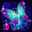 Icono de programa: 3D Butterfly Live Wallpap…