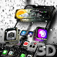 Icon of program: 3D Glass Tech Apple IOS 1…