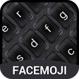 Icono de programa: Black Emoji Keyboard Them…