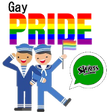 Icono de programa: Gay pride stickers - icon…