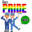 Icon of program: Gay pride stickers - icon…